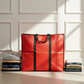 Storage Bags -Red - Size 27*24+14 -120 GSM - Non Woven